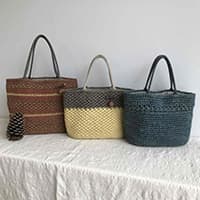 麻ひも草木染 Shirley’ｓ pot