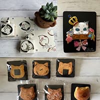 消しゴムはんこ＆アクセサリー　六花堂