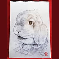 似顔絵 貴房 & えいこ